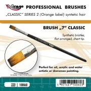 MIRAGE BRUSH FLAT HIGH QUALITY CLASSIC SERIES 2 size 7 - Mirage Hob...
