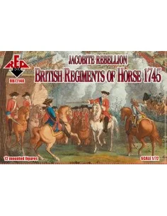 Jacobite Rebellion. British Regiments of Horse 1745, 1/72 - Red Box...