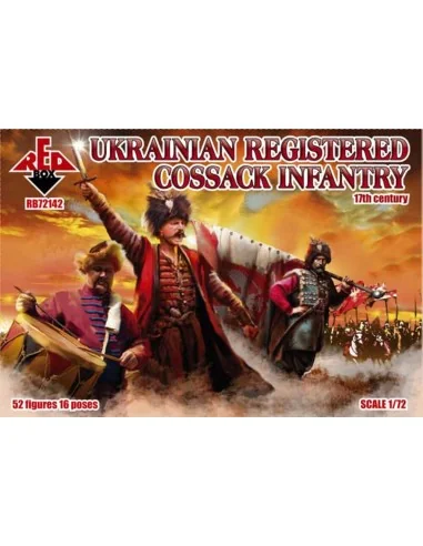 Ukrainian registered cossack infantry, 17th century, 1/72 - Red Box...