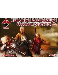 Ukrainian Zaporozhian Cossacks infantry, 17th century, 1/72 - Red B...