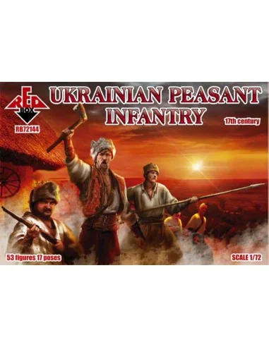 Ukrainian Peasant infantry, 17th century, 1/72 - Red Box RB72144