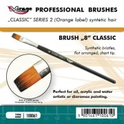 MIRAGE BRUSH FLAT HIGH QUALITY CLASSIC SERIES 2 size 8 - Mirage Hob...
