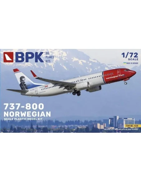[NO_DESC] Boeing 737-800 Norwegian, 1/72 - Big Planes Kits BPK7220