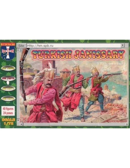 Turkish janissary, 17. century, 1/72 - Orion ORI72010