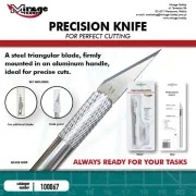 MIRAGE Precision Knife + 5 blades (SILVER) - Mirage Hobby 100067