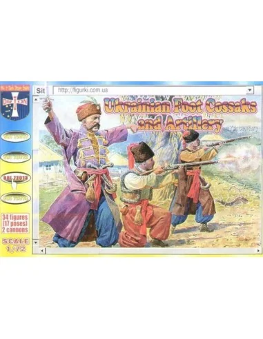 Ukrainian foot cossaks and artillery1648, 1/72 - Orion ORI72013
