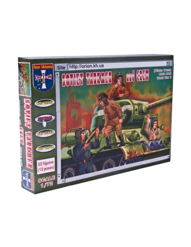 Soviet tankmen and crew (Winter dress), 1/72 - Orion ORI72042