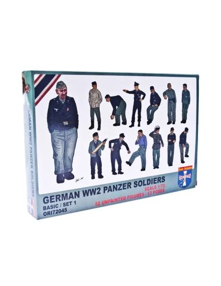 WWII German panzer soldiers, set 1, 1/72 - Orion ORI72045