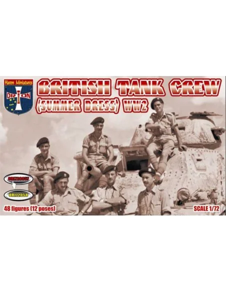 WWII British Tank Crew (Summer Dress), 1/72 - Orion ORI72057