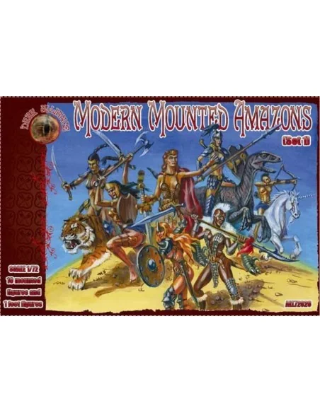 Modern Mounted Amazons, Set 1, 1/72 - ALLIANCE ALL72026