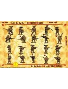 Landsknechts, XVI-XVII century, set 1, 1/72 - DDS DDS72002 2