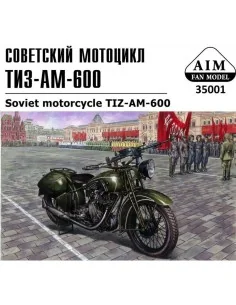 TIZ-AM-600 Soviet motorcycle, 1/35 - AIM -Fan Modell AIM35001