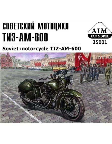 TIZ-AM-600 Soviet motorcycle, 1/35 - AIM -Fan Modell AIM35001