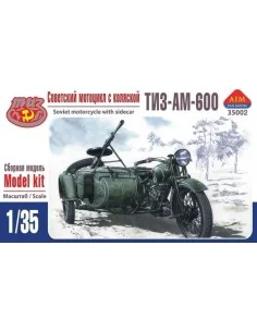 TIZ-AM-600 Soviet motorcycle with sideca, 1/35 - AIM -Fan Modell AI...