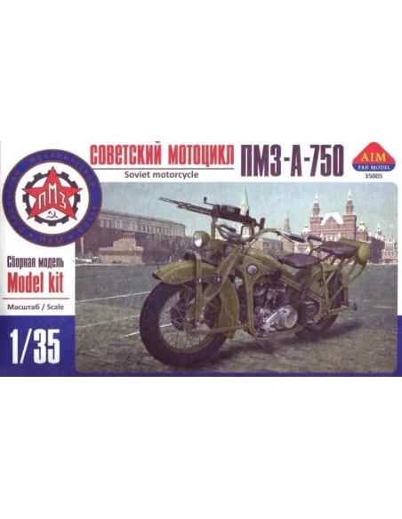PMZ-A-750 Soviet motorcycle, 1/35 - AIM -Fan Modell AIM35005