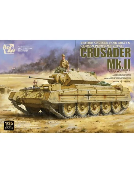 British Cruiser Tank Mk.VI & German Pzkpfw.Mk V 746(e) Crusader Mk....