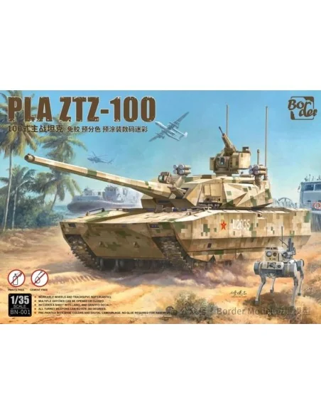 [NO_DESC] PLA ZTZ-100 (Cement Free), 1/35 - Border Model BN-001