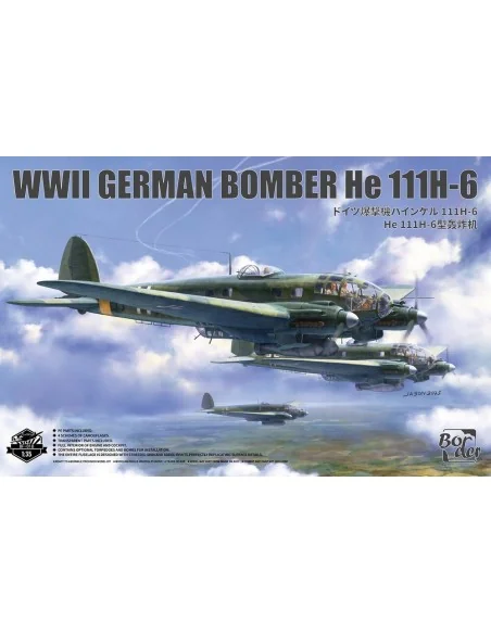 WW2 German Bomber He 111H-6, 1/35 - Border Model BF-018