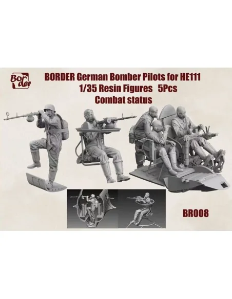 [NO_DESC] German Bomber Pilots for He 111 Combat Status (5 pcs), 1/...