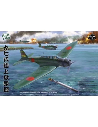 Nakajima B5N2 Type 97 Carrier Attack Bomber (Kate), 1/35 - Border M...