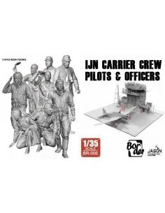 IJN Carrier Crew Pilots & Officers, 1/35 - Border Model BR-006