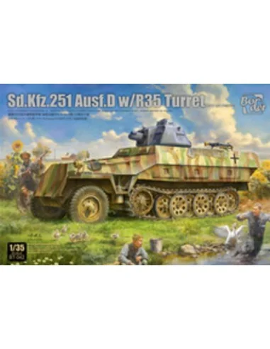 Sd.Kfz.251 Ausf.D w/ R35 Turret, 1/35 - Border Model BT-042