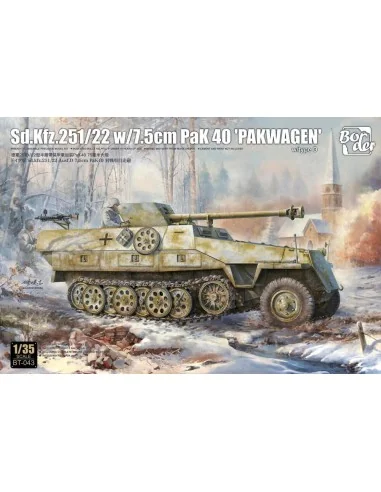 Sd.Kfz.251/22 w/ 7, 5 cm PaK 40 Pakwagen, 1/35 - Border Model BT-043