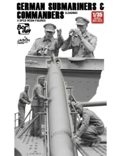 German Submarines & Commanders (Loading) 5 pcs Resin Figures, 1/35 ...