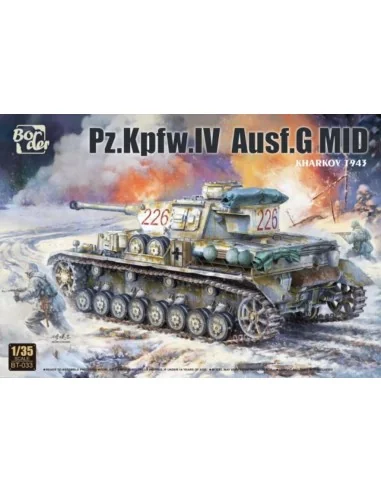 Pz.Kpfw.IV Ausf. G MID Kharkov 1943, 1/35 - Border Model BT-033