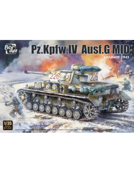 Pz.Kpfw.IV Ausf. G MID Kharkov 1943, 1/35 - Border Model BT-033