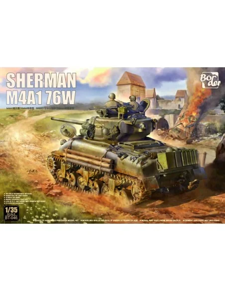 Sherman M4A1 76W, 1/35 - Border Model BT-046