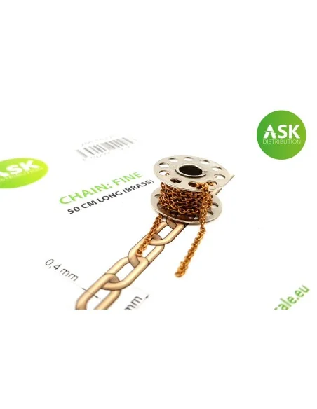 Chain: Fine - 50 cm long (brass) - Art Scale Kit 200-T0220