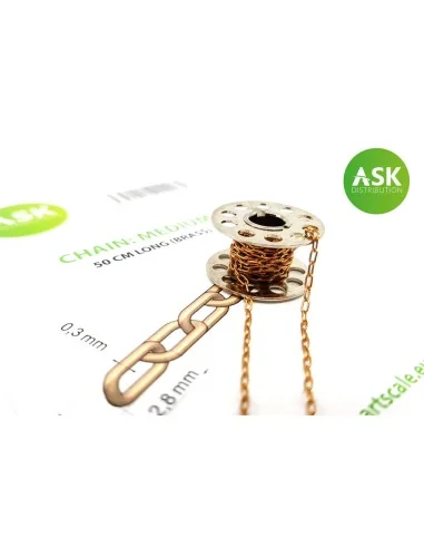 Chain: Medium - 50 cm long (brass) - Art Scale Kit 200-T0235