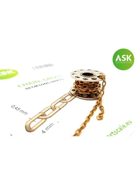 Chain: Gross - 50 cm long (brass) - Art Scale Kit 200-T0260