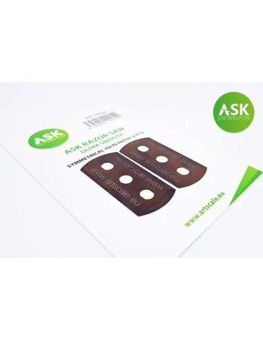 ASK Razor Saw - ultra smooth symmetric 70/70 teeth 2 pc. - Art Scal...
