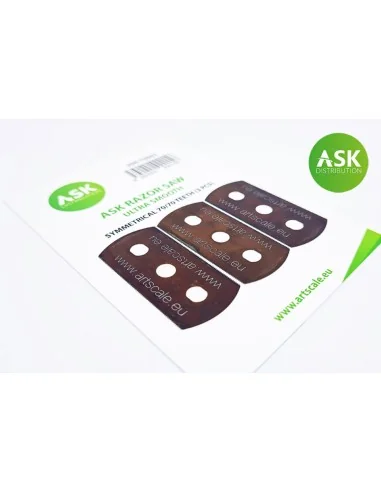 ASK Razor Saw - ultra smooth symmetric 70/70 teeth 3 pc. - Art Scal...