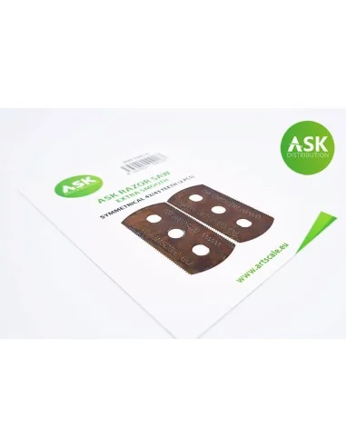 ASK Razor Saw - extra smooth symmetric 43/43 teeth 2 pc. - Art Scal...