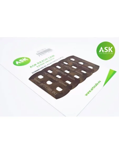 ASK Razor Saw - extra smooth symmetric 43/43 teeth 5 pc. - Art Scal...