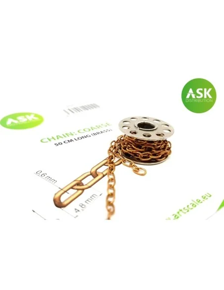 Chain: Coarse - 50 cm long (brass) - Art Scale Kit 200-T0250