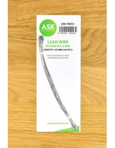 Lead Wire - Round Ø 0, 3 mm x 120 mm (cca. 30 pcs) - Art Scale Kit ...