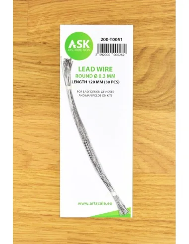 Lead Wire - Round Ø 0, 3 mm x 120 mm (cca. 30 pcs) - Art Scale Kit ...