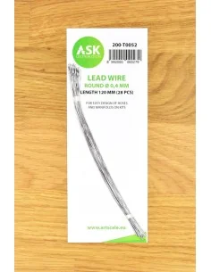 Lead Wire - Round Ø 0, 4 mm x 120 mm (cca. 28 pcs) - Art Scale Kit ...