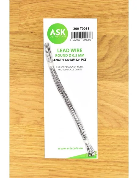Lead Wire - Round Ø 0, 5 mm x 120 mm (cca. 24 pcs) - Art Scale Kit ...