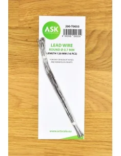 Lead Wire - Round Ø 0, 7 mm x 120 mm (cca. 16 pcs) - Art Scale Kit ...