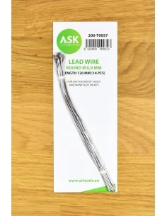 Lead Wire - Round Ø 0, 9 mm x 120 mm (cca. 14 pcs) - Art Scale Kit ...