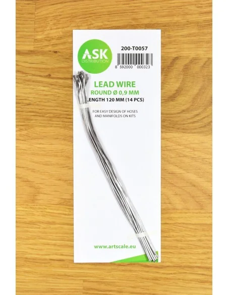 Lead Wire - Round Ø 0, 9 mm x 120 mm (cca. 14 pcs) - Art Scale Kit ...