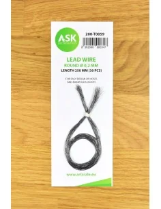 Lead Wire - Round Ø 0, 2 mm x 250 mm (cca. 30 pcs) - Art Scale Kit ...