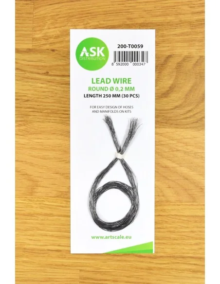 Lead Wire - Round Ø 0, 2 mm x 250 mm (cca. 30 pcs) - Art Scale Kit ...