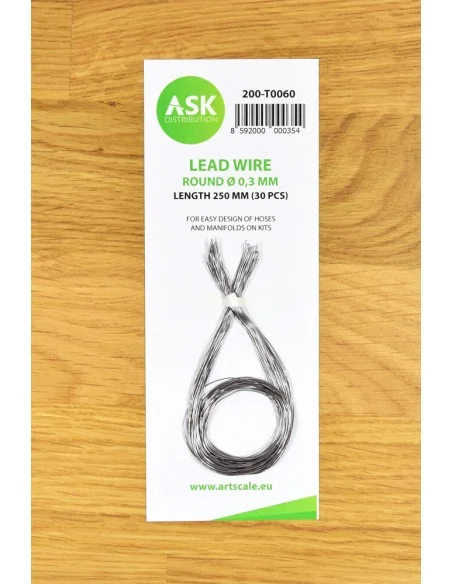 Lead Wire - Round Ø 0, 3 mm x 250 mm (cca. 30 pcs) - Art Scale Kit ...