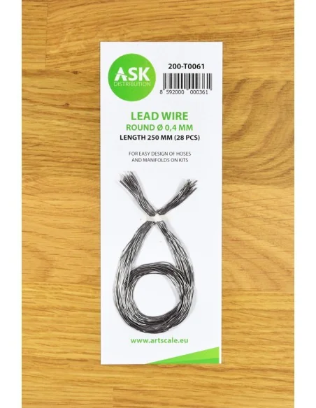 Lead Wire - Round Ø 0, 4 mm x 250 mm (cca. 28 pcs) - Art Scale Kit ...